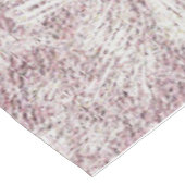 Floral Daisy Velvety Dusty Pink Tischdecke (Schrägansicht)