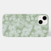 Floral Daisy Velvety LIme Green Case-Mate iPhone Hülle (Rückseite (Horizontal))
