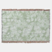 Floral Daisy Velvety LIme Green Decke (Vorderseite)