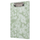 Floral Daisy Velvety LIme Green Klemmbrett (Links)
