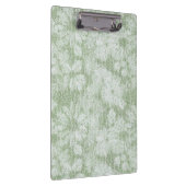 Floral Daisy Velvety LIme Green Klemmbrett (Rechts)