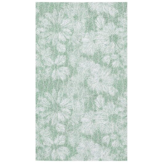 Floral Daisy Velvety Mint Green Tischdecke (Vorderseite)