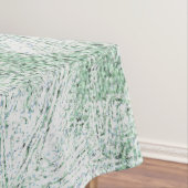 Floral Daisy Velvety Mint Green Tischdecke (Beispiel)