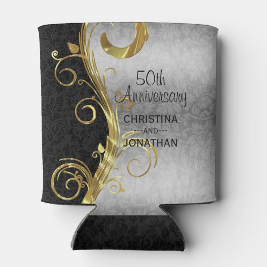 Floral Damask Dosenkühler (Rückseite)