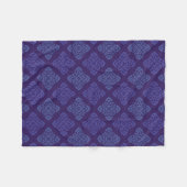 Floral Damask Fleecedecke (Vorderseite (Horizontal))