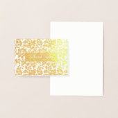 Floral Damask Folienkarte (Anzeige)