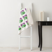 Floral Damask Sherpa Blanket Sherpadecke (Beispiel)