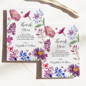 Floral Danke Baby Dusche