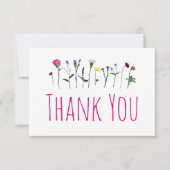 Floral Dankeschön Karte für Lehrer Blume Karte (Vorderseite)