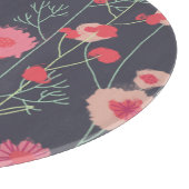 Floral Dark Schneidebrett (Ecke)