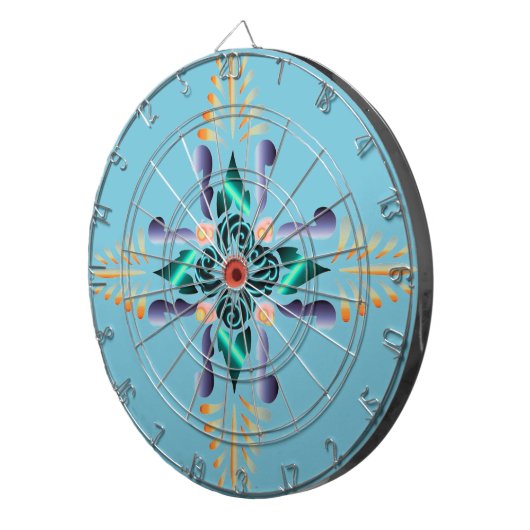 floral dartscheibe (Vorderseite rechts)