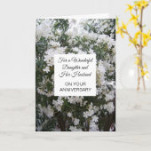 Floral Daughter Husband Personalisierter Jahrestag Karte (Gelbe Blume)