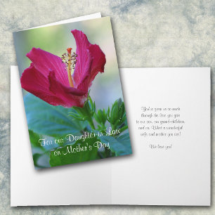 Floral Daughter-in-Law Mother's Day Card Karte