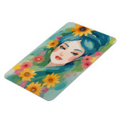 Floral Daydream Portrait Magnet (Linke Seite)