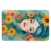 Floral Daydream Portrait Magnet (Horizontal)
