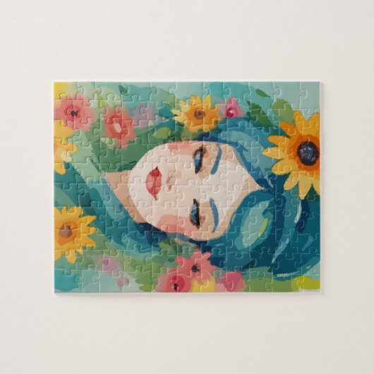 Floral Daydream Portrait Puzzle (Horizontal)