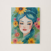 Floral Daydream Portrait Puzzle (Vertikal)
