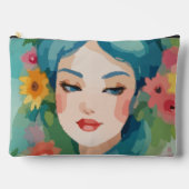 Floral Daydream Portrait Zubehörtasche (Vorderseite)