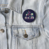 Floral Deathly Hallows Graphic Button (Beispiel)