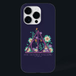 Floral Deathly Hallows Graphic Case-Mate iPhone 14 Pro Hülle<br><div class="desc">HARRY POTTER™ | Karo aus diesem Blumenkohl Todesschluchssymbol!</div>