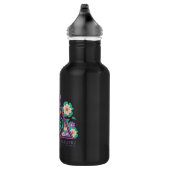 Floral Deathly Hallows Graphic Edelstahlflasche (Rechts)