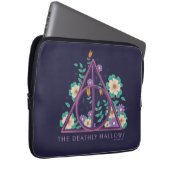 Floral Deathly Hallows Graphic Laptopschutzhülle (Vorne Rechts)