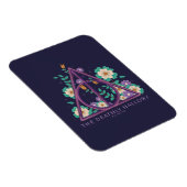 Floral Deathly Hallows Graphic Magnet (Rechte Seite)