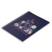 Floral Deathly Hallows Graphic Notizblock (Linke Seite)