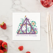 Floral Deathly Hallows Graphic Serviette (Beispiel)
