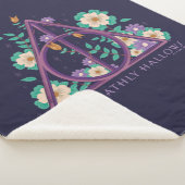 Floral Deathly Hallows Graphic Sherpadecke (3/4)