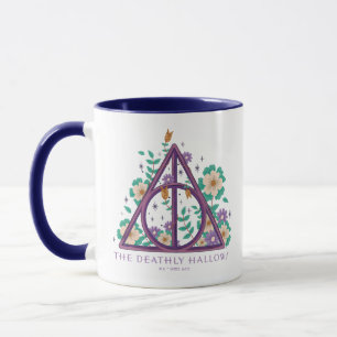 Floral Deathly Hallows Graphic Tasse