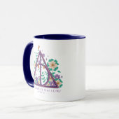 Floral Deathly Hallows Graphic Tasse (Vorderseite Links)