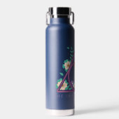 Floral Deathly Hallows Graphic Trinkflasche (Vorne)