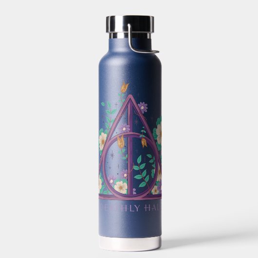 Floral Deathly Hallows Graphic Trinkflasche (Links)