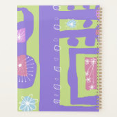 Floral Decal Ethnic Print Purple Green White N Planer (Rückseite)