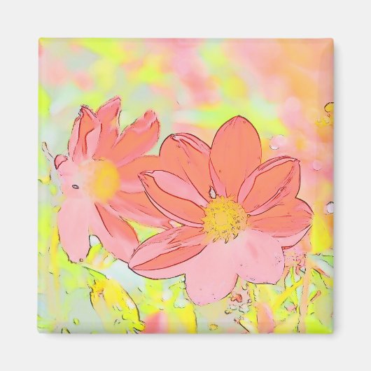 Floral Decorative Magnet (Vorne)