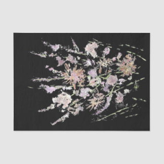 Floral Decoupage Wildblume Collage Seidenpapier