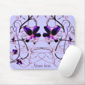 Floral Deko Mousepad (Mit Mouse)