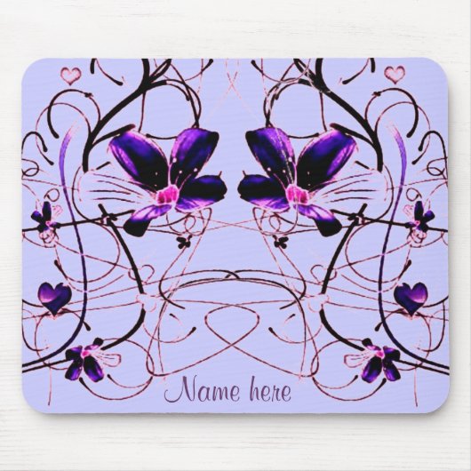 Floral Deko Mousepad (Vorne)