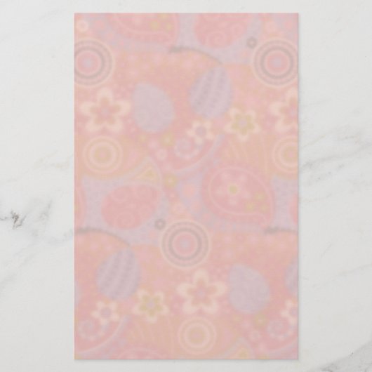 Floral Deko Stationery Briefpapier (Vorderseite)