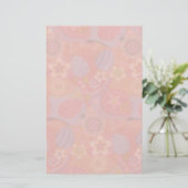 Floral Deko Stationery Briefpapier (Stehend Vorderseite)