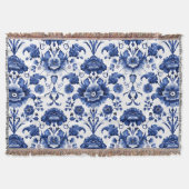 Floral Delft Blue Decke (Vorderseite)
