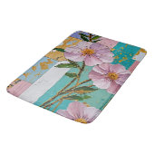 Floral Delight Notebook Badematte (Schrägansicht)
