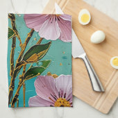 Floral Delight Notebook Geschirrtuch (Viertel Falte)