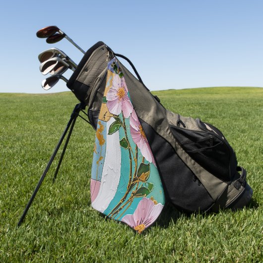 Floral Delight Notebook Golfhandtuch (Gras)