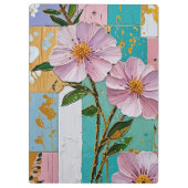 Floral Delight Notebook Klemmbrett (Rückseite)