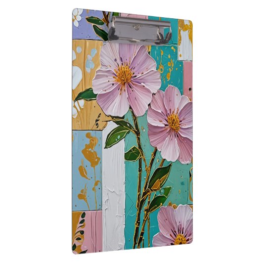 Floral Delight Notebook Klemmbrett (Rechts)