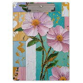 Floral Delight Notebook Klemmbrett (Vorderseite)