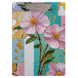 Floral Delight Notebook Klemmbrett