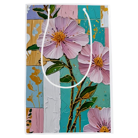 Floral Delight Notebook Mittlere Geschenktüte (Vorderseite)